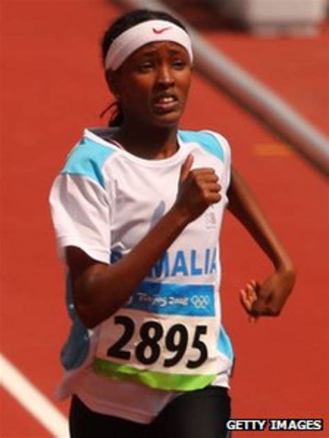 Somalia runner - A runner at the FISU World University Games representing Somalia in the women's 100-meter race lit a spark this week for running at a pace that can only be described as a stroll.